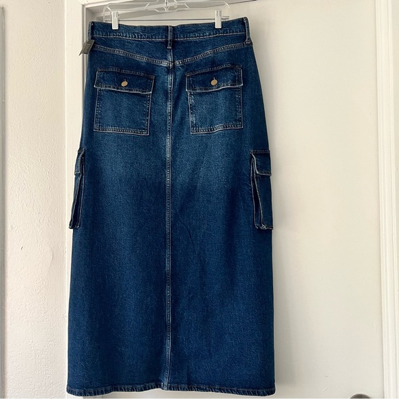 NWT ANA cargo maxi denim skirt. Fashionable - Picture 7 of 12
